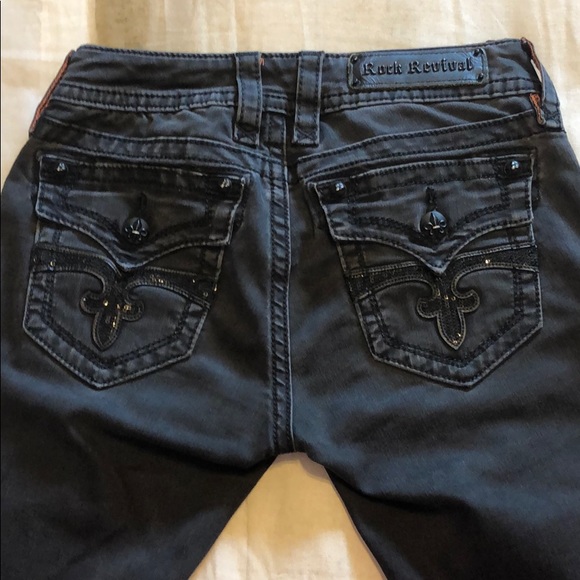Rock Revival Jeans 27 Cellne Skinny - Picture 2 of 7